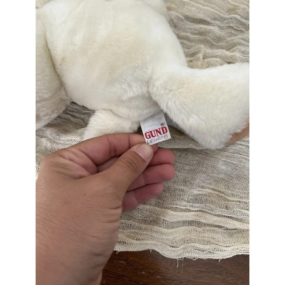 1983 GUND Vintage Lamb‎ Sheep Ivory White Baby Toy 8
